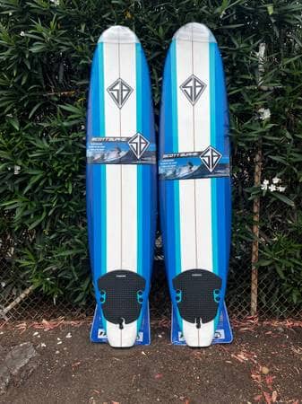 Foam Surfboard 8ft Longboard Surf Board for Beginners BRAND NEW