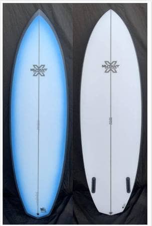 5'8" Twin Fin Diamond Tail