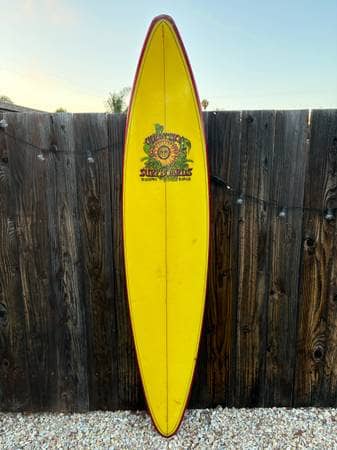 Vintage 7’7” Country Surfboards Transitional Surfboard