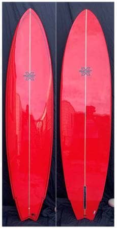 7'6" Single Wing Single Fin Surfboard