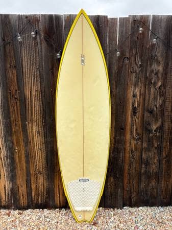 6’2” Eric Christenson EC 2+1 Twin Fin Surfboard