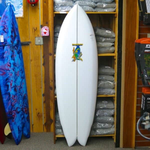 Rainbow QUAD SWALLOWTAIL FISH 5'8"