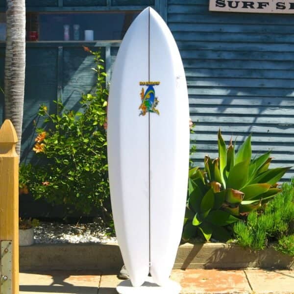 Rainbow QUAD SWALLOWTAIL FISH 5'10 Quad